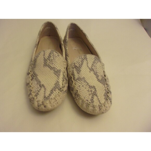 Cole Haan Leather Snakeskin Look Loafers Moccasins Size 7 B W16125 Women - Picture 2 of 7